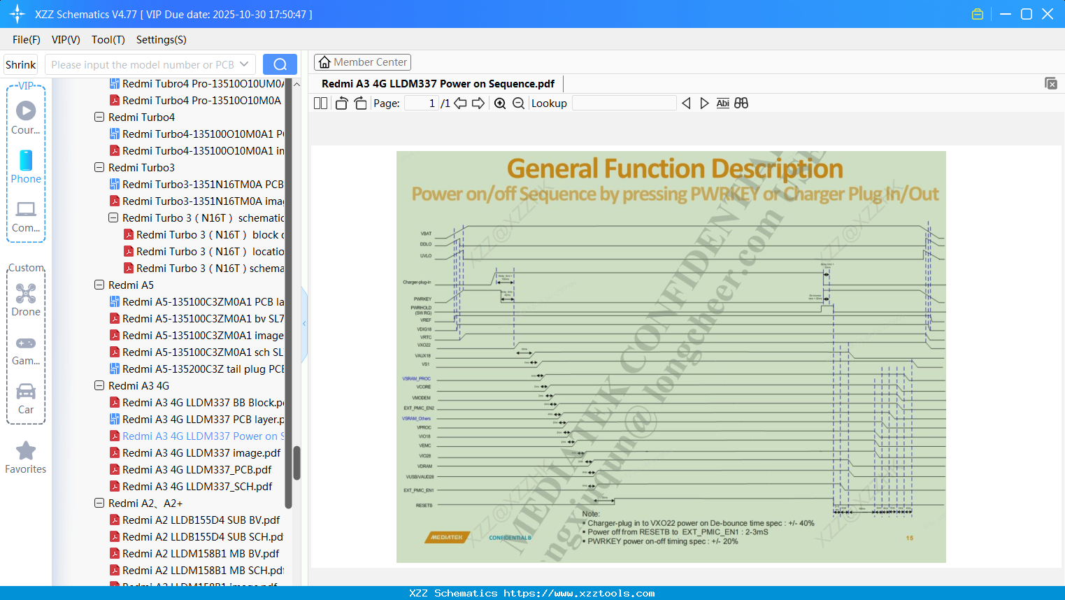 Xiaomi Redmi A3 4G LLDM337 Power On Sequence